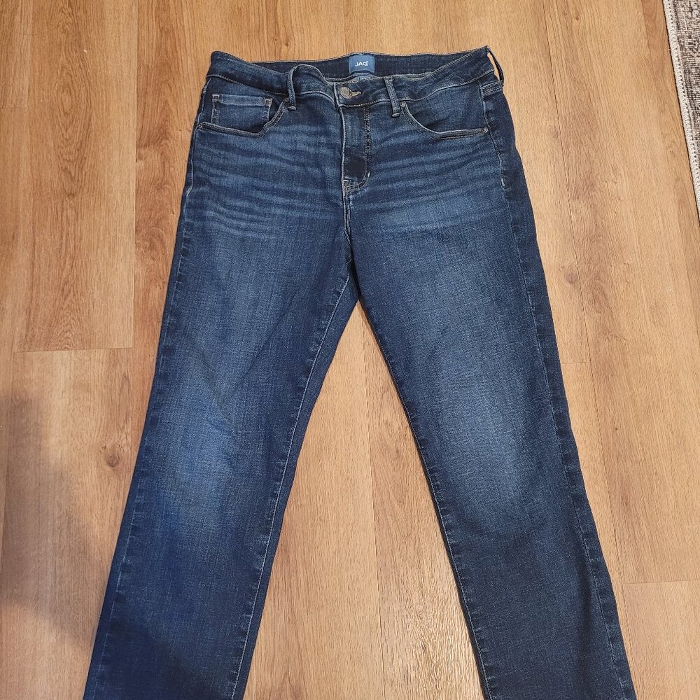 JAG Cassie mid rise slim straight leg jeans size 10